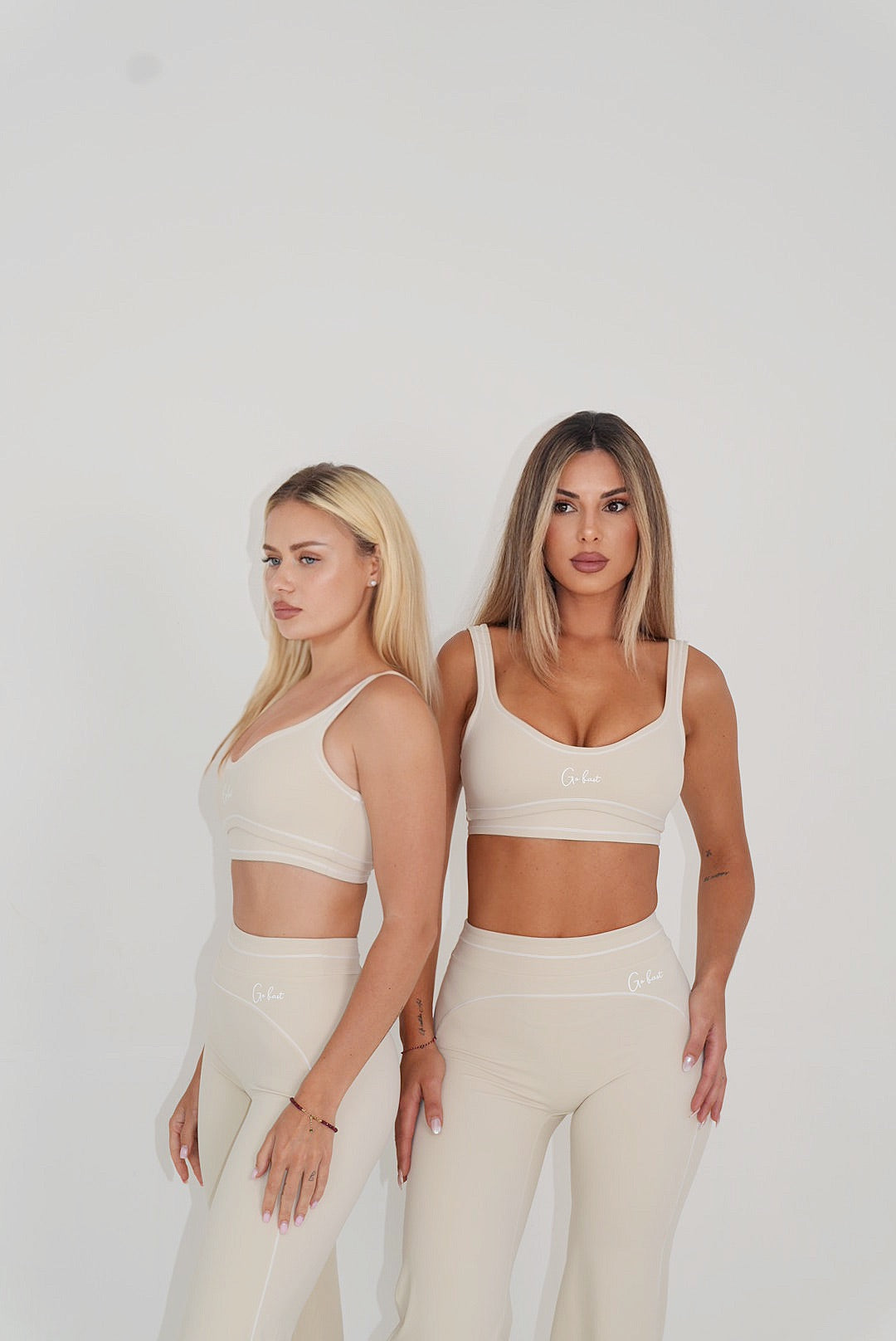 Cream Sculpt Tank Top